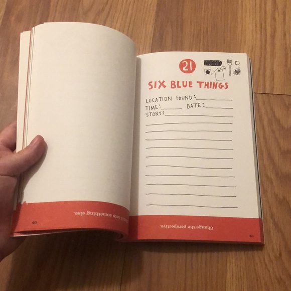 Keri Smith "The Pocket Scavenger" Scavenger Hunt Adventure Book - Picture 5 of 5